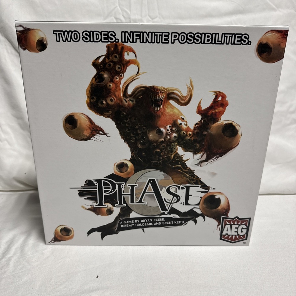 Phase boardgame AEG Black Box 2016 shifting card game Alderac